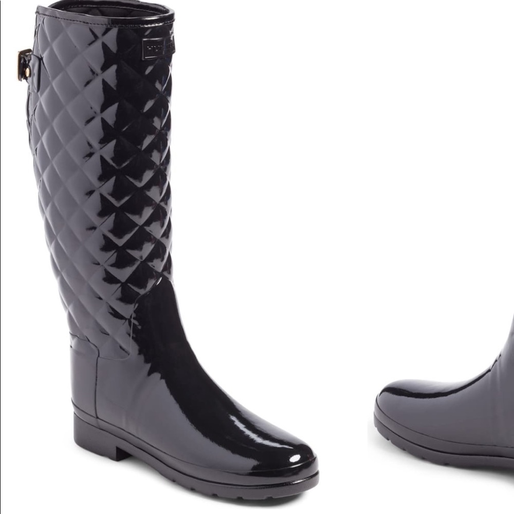 Original Refined High Gloss Quilted Rain boots